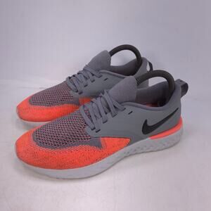 Nike Odyssey React Flyknit 2 Athletic Running Shoe Womens Size 8 AH1016-004 Gray